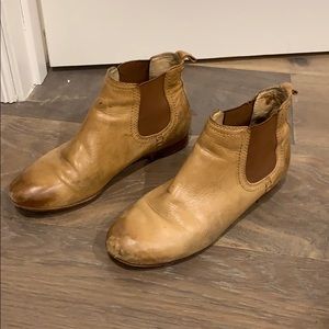Frye Tan Booties